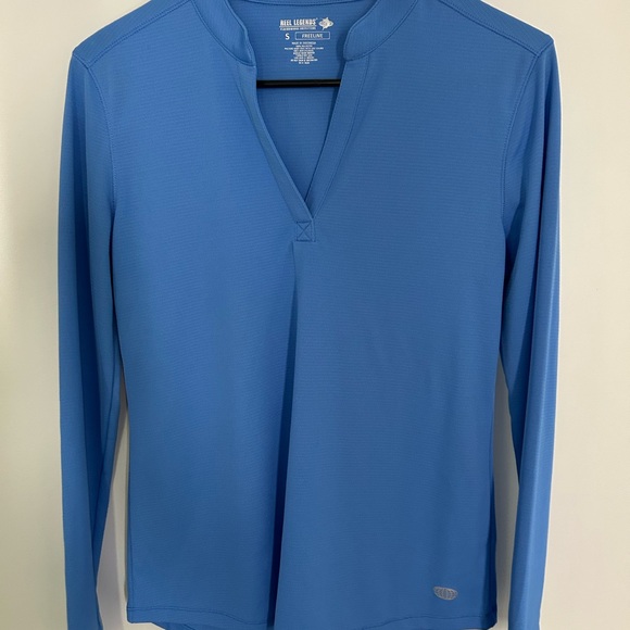 Reel Legends Tops - Reel Legends Women’s Blue Long Sleeve Top. Great for Golf, Fishing or Casual SzS